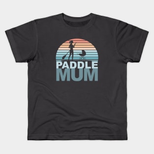 Paddle Boarding Mum Kids T-Shirt